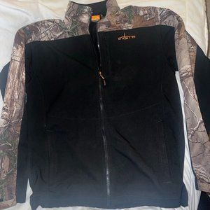 Habit Realtree Green/Brown Camouflage Full Zip Hunting Jacket Coat Mens Size Med